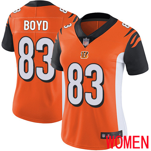 Cincinnati Bengals Limited Orange Women Tyler Boyd Alternate Jersey NFL Footballl #83 Vapor Untouchable